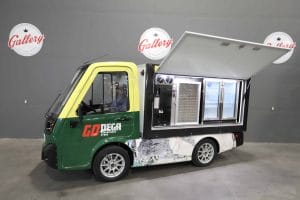 GoDega E-Vehicle for food service - side view