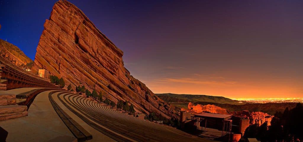 View of Red Rocks ampitheater