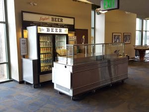 Modern bar carts kiosks for stadiums entertainment venues