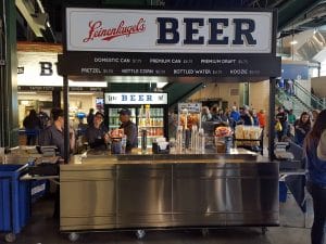 Modern bar beer beverage carts kiosks for stadiums entertainment venues