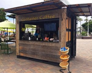 Coffee Shipping Container Venues Beverage Long Beach Aquarium Long Beach California 2