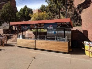 Food And Bar Kiosks at Red Rocks Amphitheater Morrison Colorado