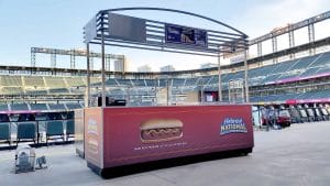 Mobile Grill Cart at Coors Field in Denver