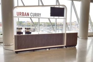 Urban Curry hot food kiosk in Edmonton