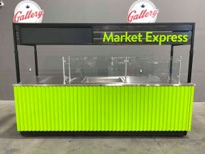 Bright Colored Express Food Cart