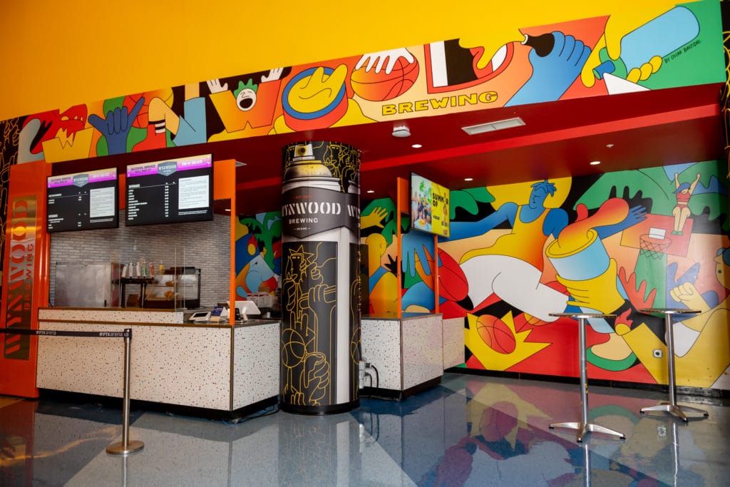 Wynwood Brewery Bar Cart at FTX Arena