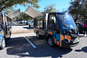 Street Eats Electric Vehicle Food Truck image of Street Eats Electric Vehicle Food Truck | mobile carts kiosks food beverage retail sports entertainment venues travel centers hospitals campus university