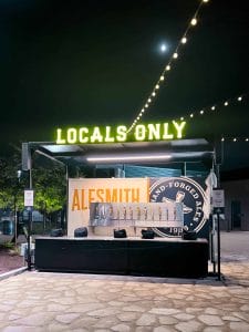 Alesmith self service beer tap cart for Snapdragon Stadium