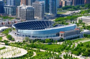Chicago Bears Soldier Field | merchandise food and beverage foodservice equipment carts kiosks portables stadium sports entertainment venues