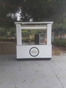 image of food kiosk at the greek theatre los angeles food and beverage kiosk concessions stands carts for cultural attractions transportation and convention centers