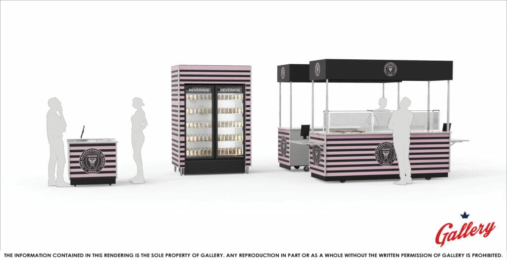 audifield 107133 DRV PNK Stadium grill carts